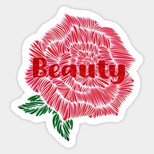 Rose Beauty Sticker